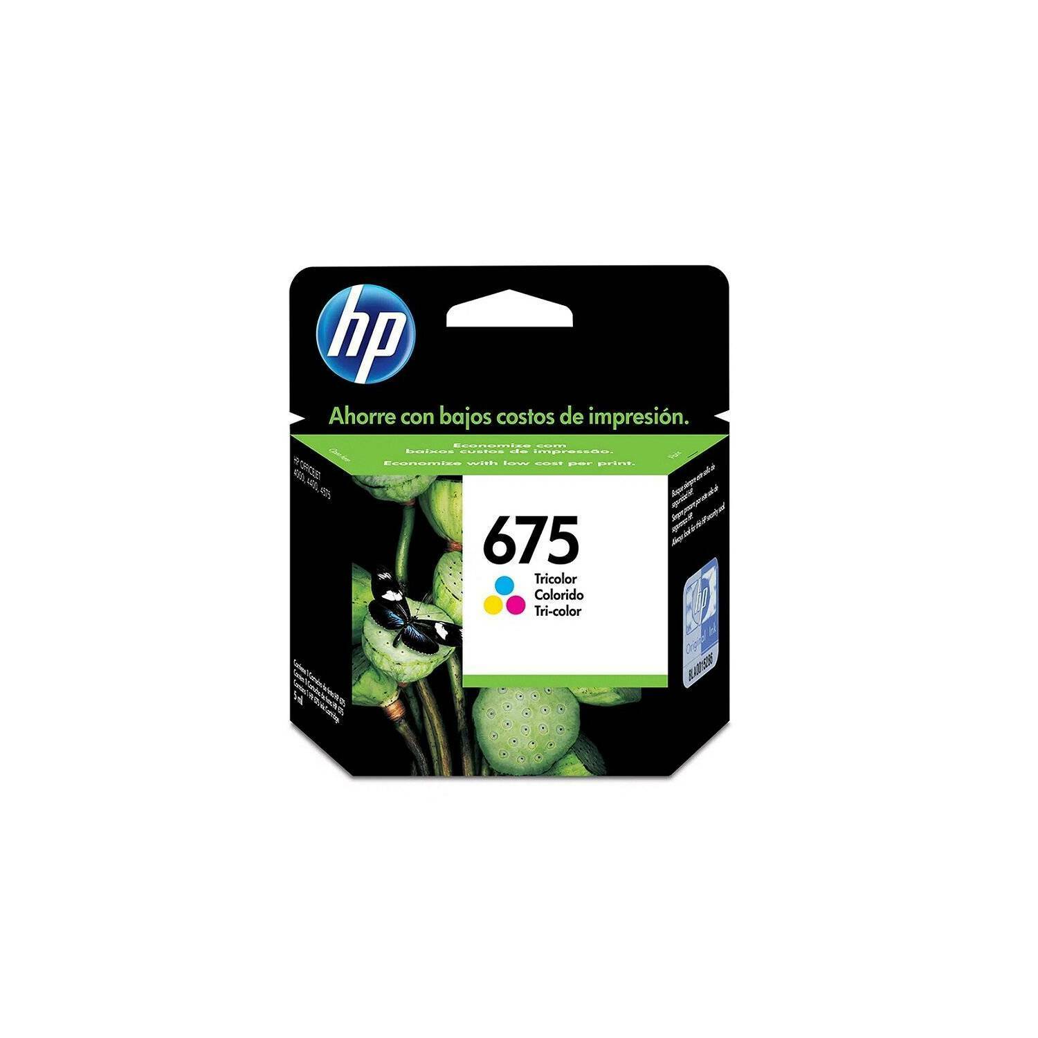 Oferta Cartucho de tinta hp 675 color original (cn691al) en Falabella