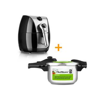 Falabella Combo: Olla A Presión 5lt + Freidora De Aire 4.3l oferta