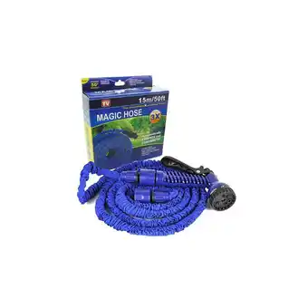 Falabella Manguera Expandible 15Mts Pistola Expansible Azul oferta