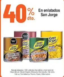 Alkosto San Jorge enlatados oferta