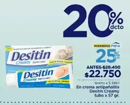 FarmaTodo Desitin creamy en crema antipañalitis tubo oferta
