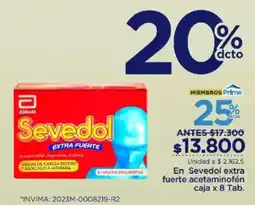 FarmaTodo Sevedol extra fuerte oferta