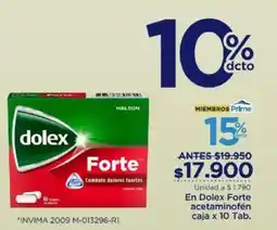 FarmaTodo Dolex Forte oferta