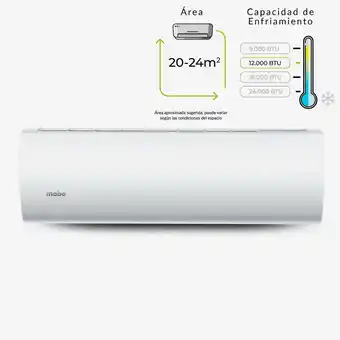 Falabella Aire Acondicionado Mabe Inverter 12.000 BTU 220V Blanco oferta