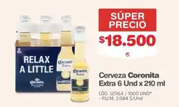 Makro Cerveza Coronita Extra oferta