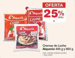 Makro Alquería cremas de leche oferta