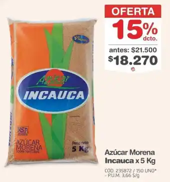 Makro Azúcar Incauca oferta