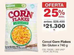 Makro Nestle corn flakes sin gluten oferta