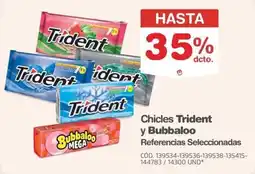 Makro Chicles Trident y Bubbaloo oferta