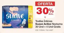 Makro Suave Toallas Íntimas Active Care Nocturna oferta
