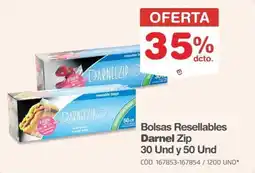 Makro Bolsas Resellables Darnel Zip oferta