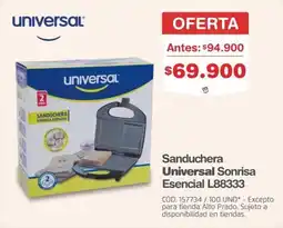Makro Universal sanduchera sonrisa esencial oferta