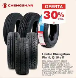 Makro Llantas Chengshan oferta