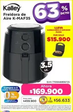 Alkomprar Kalley freidora de aire k-maf35 oferta