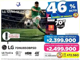 LG 70NU850BPSD