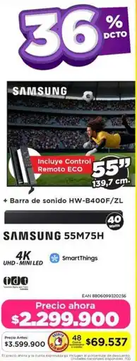 Alkomprar Samsung 55M75H 55" oferta