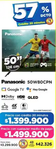 Alkomprar Panasonic tv 50" oferta