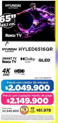 Alkomprar Hyundai tv 65" oferta