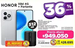 Alkomprar Honor x8d 4g + parlante oferta