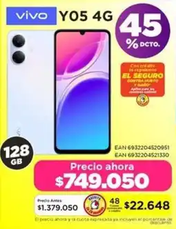 Alkomprar vivo Y05 4G oferta