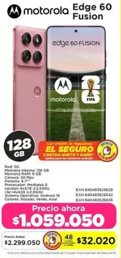 Alkomprar motorola edge 60 fusion oferta
