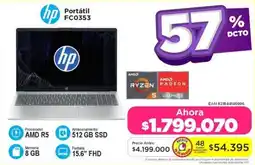 Alkomprar Hp portátil fc0353 oferta