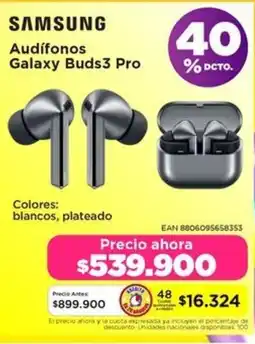 Alkomprar Samsung audífonos galaxy buds3 pro oferta