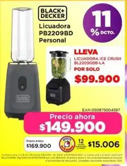 Alkomprar Black+Decker licuadora pb2209bd personal oferta