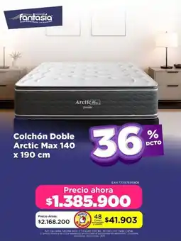 Alkomprar Fantasia Colchón Doble Arctic Max oferta