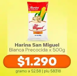 La Gran Colombia Harina San Miguel Blanca Precocida oferta