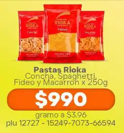 La Gran Colombia Pastas Rioka oferta