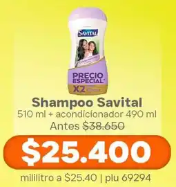 La Gran Colombia Shampoo Savital oferta