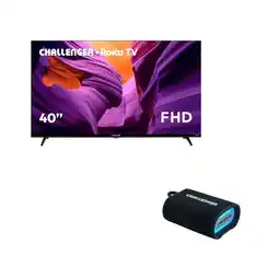 Falabella Combo Televisor LED 40 Pulgadas KR14 T2 ROKU FHD + PARLANTE INALAMBRICO SC5 oferta