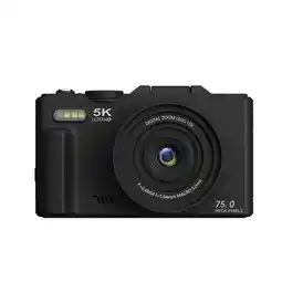Falabella Cámara Digital 5k Ultra Hd, Cámara Vlogging De 72mp Zoom 16x Negro oferta
