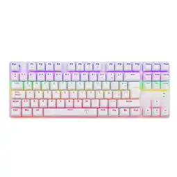 Falabella Teclado Gamer Bora Rainbow T-TGK313-RD Alámbrico Blanco oferta