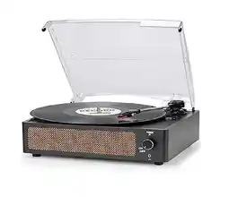 Falabella Tocadiscos Vintage con Parlantes Integrados Negro oferta
