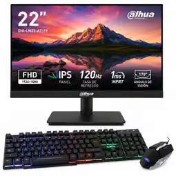 Falabella MONITOR 22 LM22-A211Y - PANEL IPS ELED - FULL HD 120HZ - 1MS - HDMI - VGA + COMBO 2 EN 1 oferta