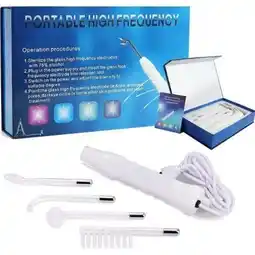 Falabella Alta Frecuencia Electroterapia, Portátil Facial Corporal 4 Electrodos oferta