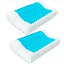 Falabella Almohada De Gel Ortopédica Memory Pillow Refrescante X 2 Uni oferta