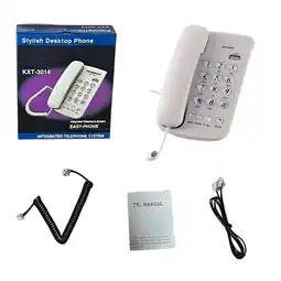 Falabella Teléfono Fijo Panaphone KXT-3014 Blanco Montable en Pared con Teclado Retroiluminado oferta