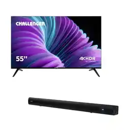 Falabella Combo TV 55 4K TV GAMING 55TG2771 + Barra de Sonido 50W - SB50Y oferta