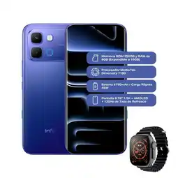 Falabella Note Edge 256gb 8+8GB Ram Azul + Smartwatch oferta
