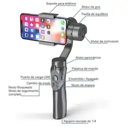 Falabella Gimbal para Smartphone con Estabilizacion de 3 Ejes y Modos de Seguimiento Inteligente oferta
