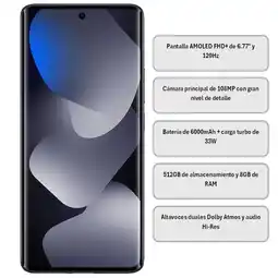 Falabella CELULAR XIAOMI REDMI NOTE 15 8GB RAM 512GB MORADO oferta