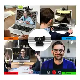 Falabella Webcam Full HD 1080P con Audio Integrado y Conexion USB oferta