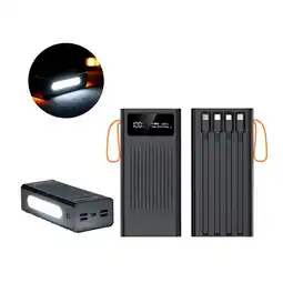 Falabella Cargador Portátil 60000mah Carga Rápida Pd 65w con Cables Integrados para Múltiples Dispositivos oferta