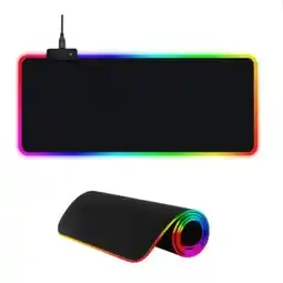 Falabella Pad Mouse Gamer Rgb con Luz Led de 80 cm x 30 cm y Base Antideslizante Xl oferta