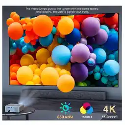 Falabella Proyector Full HD 1080P 960 ANSI con Wifi Bluetooth HDMI oferta