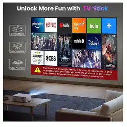 Falabella Proyector Portatil 1080P con Wifi Bluetooth y Altavoces oferta