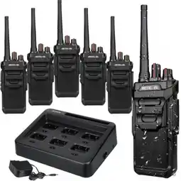 Falabella Radios Walkie Talkies Retevis RT48 Profesionales IP67 kit X 6 oferta